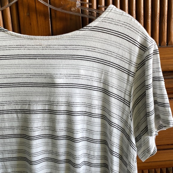 Altar’d State Short Sleeved Women’s Striped Shirt - Picture 3 of 11